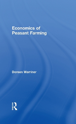 Economics of Peasant Farming book