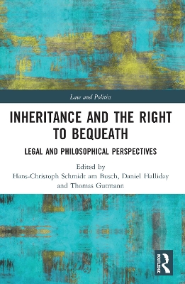 Inheritance and the Right to Bequeath: Legal and Philosophical Perspectives by Hans-Christoph Schmidt am Busch