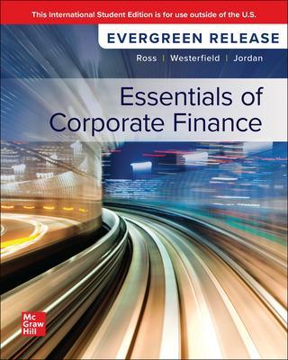 Essentials of Corporate Finance: 2025 Release ISE by Bradford Jordan