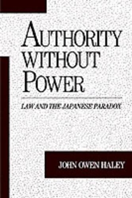 Authority without Power book