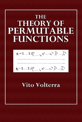 The Theory of Permutable Functions book