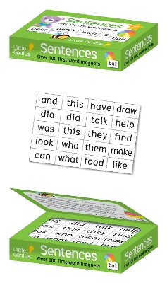 Little Genius Magnetic Wordplay - Sentences book