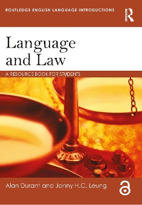 Language and Law by Alan Durant