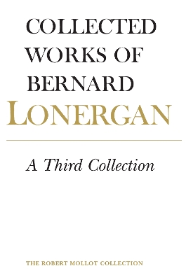 Third Collection by Bernard Lonergan