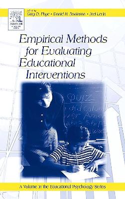 Empirical Methods for Evaluating Educational Interventions book