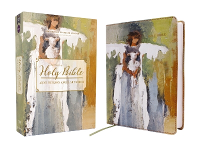 NRSVue, Holy Bible, Anne Neilson Angel Art Series, Leathersoft, Multi-Color, Comfort Print book