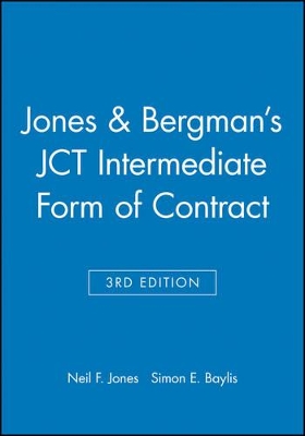 Jones and Bergman's JCT Intermediate Form of Contract book