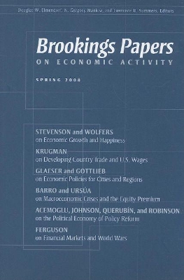 Brookings Papers on Economic Activity book