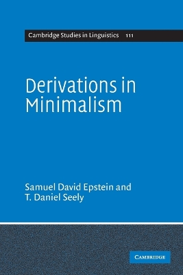 Derivations in Minimalism book