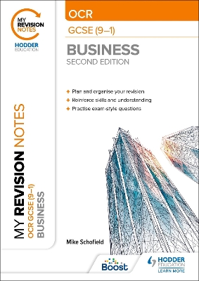 My Revision Notes: OCR GCSE (9-1) Business Second Edition book