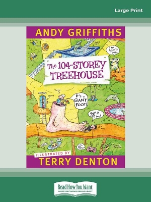 The 104-Storey Treehouse (Large Print) by Andy Griffiths