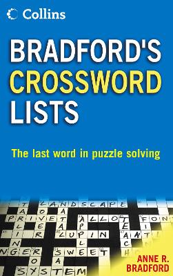 Collins Bradford’s Crossword Lists book