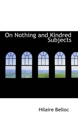 On Nothing and Kindred Subjects book