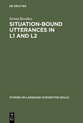 Situation-Bound Utterances in L1 and L2 book