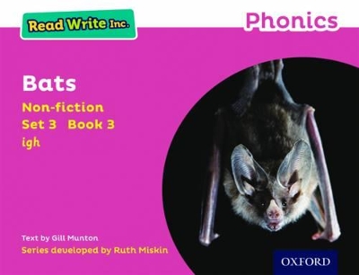Read Write Inc. Phonics: Pink Set 3 Non-fiction 3 Bats book