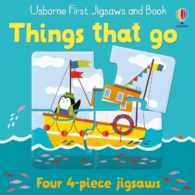 Usborne First Jigsaws And Book: Things that go by Matthew Oldham