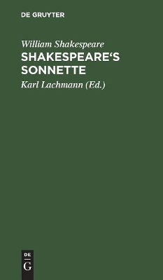 Shakespeare's Sonnette book