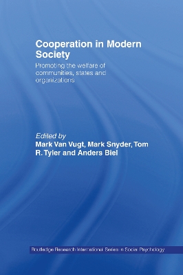Cooperation in Modern Society by Anders Biel