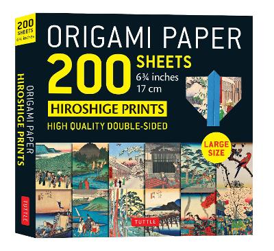 Origami Paper 200 sheets Japanese Hiroshige Prints 6.75 inch: Large Tuttle Origami Paper: High-Quality Double Sided Origami Sheets Printed with 12 Different Prints (Instructions for 6 Projects Included): Instructions for 6 Projects Included book