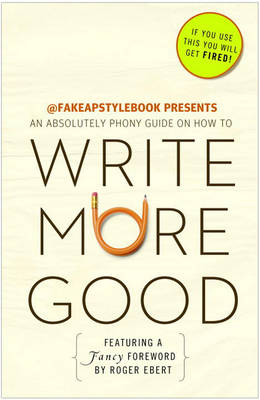 Write More Good book