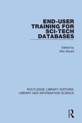 End-User Training for Sci-Tech Databases book