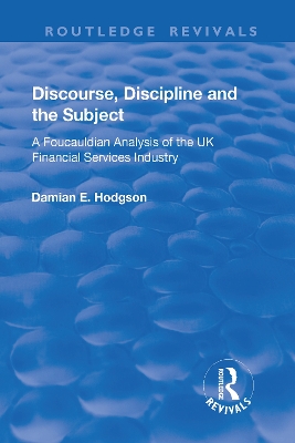 Discourse, Discipline and the Subject book