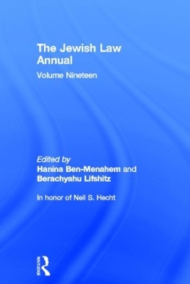 Jewish Law Annual book