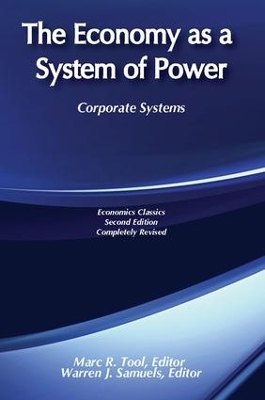 Economy as a System of Power book