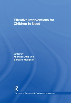 Effective Interventions for Children in Need book