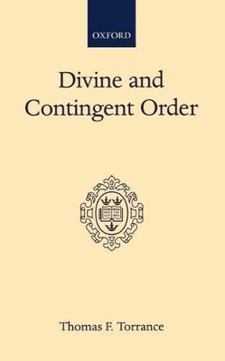 Divine and Contingent Order book