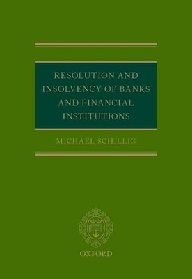 Resolution and Insolvency of Banks and Financial Institutions book