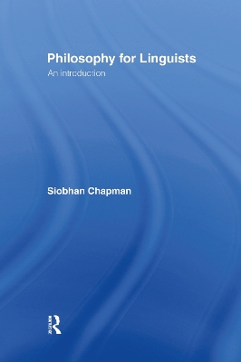 Philosophy for Linguists book