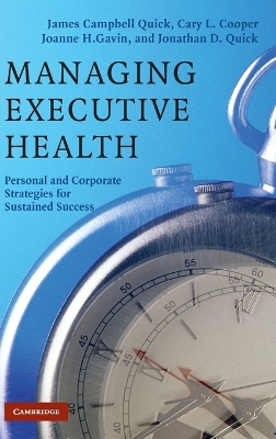 Managing Executive Health book