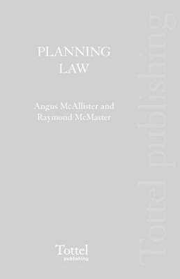 Scottish Planning Law by Raymond McMaster