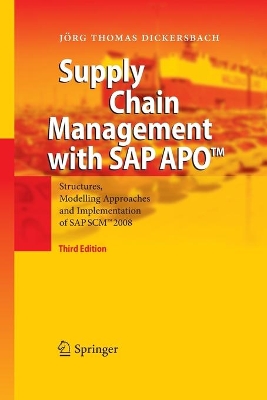 Supply Chain Management with SAP APO (TM) book