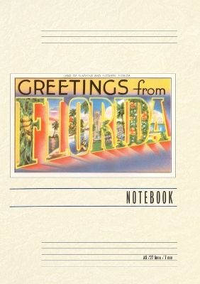 Vintage Lined Notebook Greetings from Florida by Found Image Press