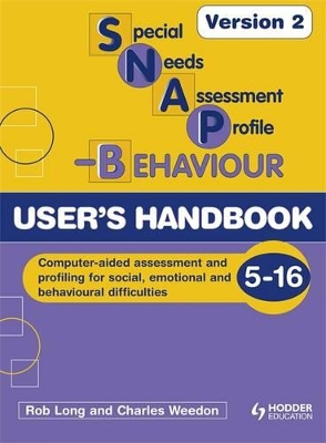 Snap-B (Special Needs Assessment Profile Behaviour) Version book