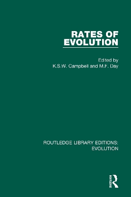 Rates of Evolution book