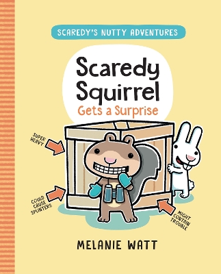 Scaredy Squirrel Gets a Surprise: (A Graphic Novel) by Melanie Watt