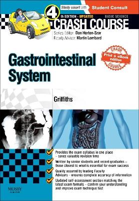 Crash Course Gastrointestinal System Updated Print + eBook edition book