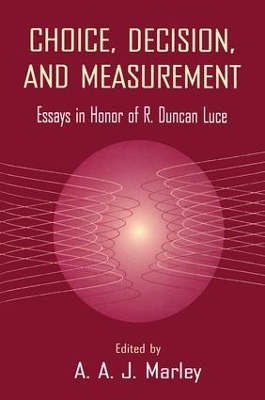 Choice, Decision, and Measurement book