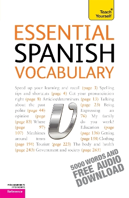 Essential Spanish Vocabulary: Teach Yourself book