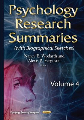 Psychology Research Summaries book