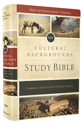 NIV, Cultural Backgrounds Study Bible, Hardcover, Red Letter Edition book