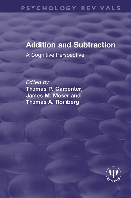 Addition and Subtraction: A Cognitive Perspective book