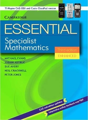 Essential Specialist Mathematics Third Edition Enhanced TIN/CP Version by Michael Evans