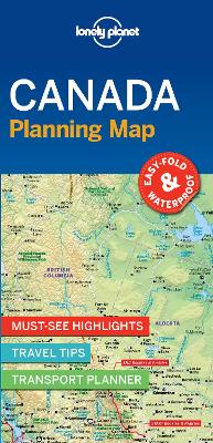Lonely Planet Canada Planning Map book