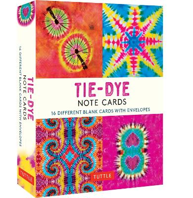 Tie-Dye, 16 Note Cards: 16 Different Blank Cards with 17 Patterned Envelopes in a Keepsake Box! book