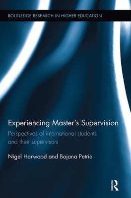 Experiencing Master's Supervision book