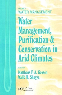 Water Management, Purificaton, and Conservation in Arid Climates book